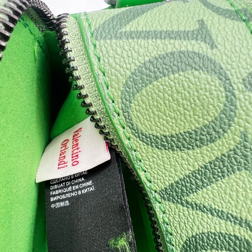 Valentino Orlandi Vivid Green Crossbody Bag